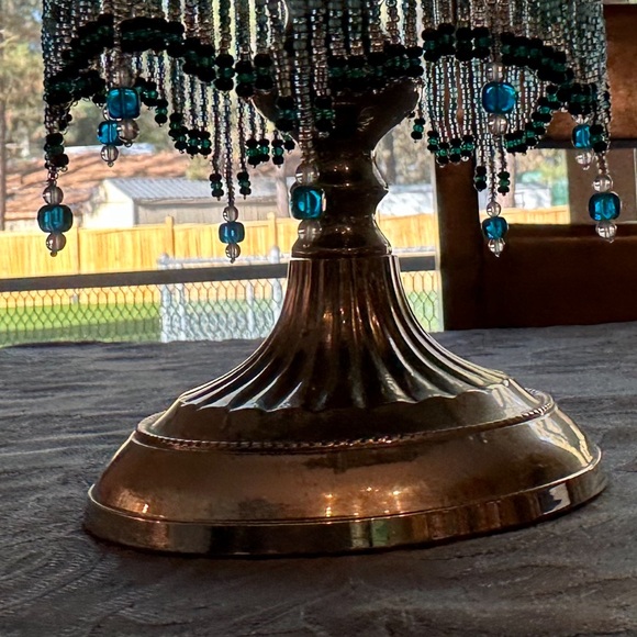 Victorian hand beaded pin or brooch cushion - Picture 6 of 11